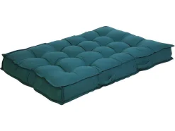 OZAIA Tuindecoratie-Palletkussen Baila - Katoen En Polyester - 80X120X12 Cm - Blauw