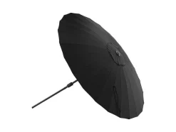 Vente-unique Parasol-Palmetto Parasol Met Kantelfunctie Zwart.