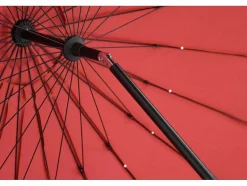 Vente-unique Parasol-Palmetto Parasol Met Kantelfunctie Rood.