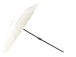 Vente-unique Parasol-Palmetto Parasol Met Kantelfunctie Wit.