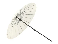 Vente-unique Parasol-Palmetto Parasol Met Kantelfunctie Wit.