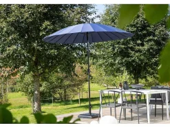 Vente-unique Parasol-Palmetto Parasol Met Kantelfunctie Blauw.