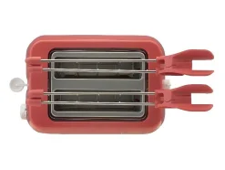 BIMAR Klein Huishoudelijk Apparaat-Pantone Broodrooster, Rood, 26X18X17 Cm,