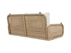 ModernLuxe Hangstoel-Pe Rotan Hangstoel - Tuinschommel - 2 Plaatsen - Met Kussens - Beige