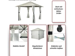 Vente-unique Prieel, Pergola, Gazebo En Kiosk-Pergola Mcw-J63, Antraciet