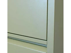 Vente-unique Schoenenkast-Pisa Schoenenkast Groen Metaal Met 8 Vakken.