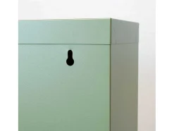 Vente-unique Schoenenkast-Pisa Schoenenkast Groen Metaal Met 8 Vakken.