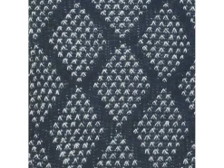 OZAIA Huistextiel-Plaid Oyace - Acryl En Wol - 130 X 170 Cm - Ivoor En Blauw