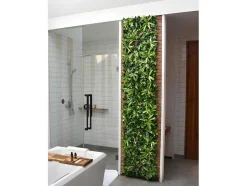 Vente-unique Plantenwand-Plantenwand Ikaz - Set Van 1 M - Groen