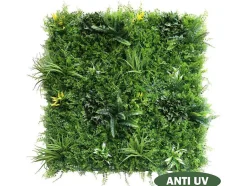 Vente-unique Plantenwand-Plantenwand Newry - Set Van 1 M - Groen