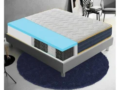 I Love Sleep Matras Met Vormgeheugen-Pocketveringmatras En Traagschuim Met 9 Gedifferentieerde Zones - 23 Cm Hoog - Anatomisch 200X200 Cm