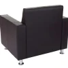 Vente-unique Fauteuil Met Holle Rugleuning-Pori Fauteuil, Koffie