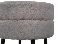 Venture Home Poef-Pot Poef O40Cm Beige.