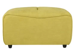 Vente-unique Poef-Pouf Voor Moduleerbare Comfortzitbank Symposion In Stof - Geel