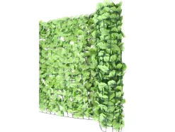 Vente-unique Afscherming En Omheining-Privacyscherm Balkon N77 Ii Blad, 300X150Cm Licht Blad