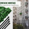 Vente-unique Afscherming En Omheining-Privacyscherm Balkon N77 Ii Blad, 300X100Cm Donker Blad