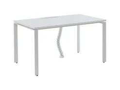 Workēa Bureaumeubel-Professioneel Bureau Voor 1 Persoon - Wit - L120 Cm - Downtown