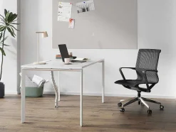 Workēa Bureaumeubel-Professioneel Bureau Voor 1 Persoon - Wit - L120 Cm - Downtown
