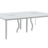 Workēa Kantoormeubilair-Professioneel Bureau Voor 4 Personen - Wit - L120 Cm - Downtown