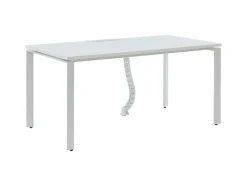 Workēa Bureaumeubel-Professioneel Bureau Voor 1 Persoon - Wit - L160 Cm - Downtown