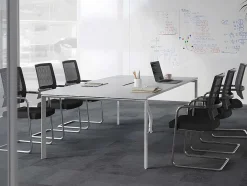 Workēa Bureaustoel-Professionele Bureaustoel - Stof En Verchroomd Metaal - Zwart - Marunouchi