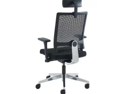 Workēa Bureaustoel-Professionele Ergonomische Bureaustoel - Met Hoofdsteun - Stof - Zwart - Wallstreet