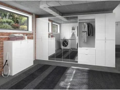 Vente-unique Ladekast-Projektx Kommode 3 Deuren Wit.