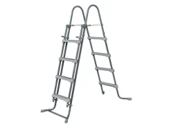 Vente-unique Zwembad-Rechthoekig Buisvormig Zwembad Met Patroonfilterpomp - L396 X B213 X H122 Cm - Antraciet - Bantayan