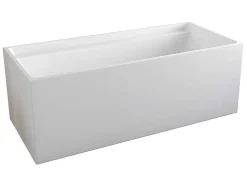 Shower & Design Vrijstaand Bad-Rechthoekig Eilandbad - 280 L - 170 X 75 X 60 Cm - Wit - Acryl - Aspius