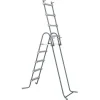 Vente-unique Zwembad-Rechthoekig Grijs Buizenzwembad Met Filterpomp Met Patroon - L549 X D274 X H132 Cm - Zamora