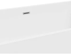 Shower & Design Halfvrijstaand Bad-Rechthoekig Halfvrijstaand Bad - 248 L - 170 X 80 X 58 Cm - Wit - Acryl - Pikaia