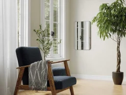 OZAIA Accessoires & Spiegels-Rechthoekige Badkamerspiegel Zwart Contour - 50X80 Cm - Demetria