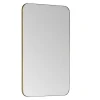 OZAIA Accessoires & Spiegels-Rechthoekige Badkamerspiegel Met Gouden Contour - 50 X 80 Cm - Demetria