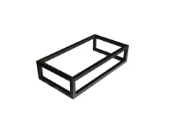 Shower & Design Muurkast Badkamer-Rechthoekige Hangende Wastafel Met Drager - L40 X B22 Cm - Uchami