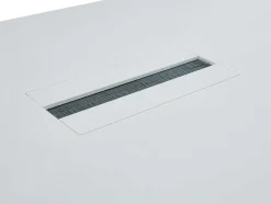 Workēa Kantoormeubilair-Rechthoekige Vergadertafel - 6 Personen - Wit - L240 Cm - Downtown