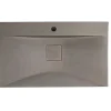 Shower & Design Wastafel-Rechthoekige Wastafel Om Te Plaatsen Van Beton - L80 X B48 Cm - Serov