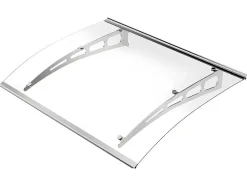 Vente-unique Luifel En Afdak-Rechts Afdak Neona Van Aluminium - 120 X 90 X 15 Cm