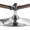 Loft24 Fauteuil Leer-Relaxfauteuil + Kruk Cappucino