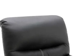 Vente-unique Relaxfauteuil-Relaxfauteuil Canby - Kunstleer - Zwart