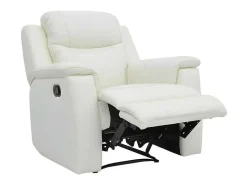 Vente-unique Relaxfauteuil-Relaxfauteuil Evasion Van Leer - Ivoorwit