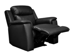 Vente-unique Relaxfauteuil-Relaxfauteuil Evasion Van Leer - Zwart