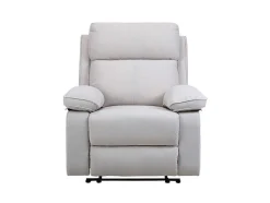 Vente-unique Relaxfauteuil-Relaxfauteuil Van Beige Stof Lana