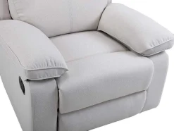 Vente-unique Relaxfauteuil-Relaxfauteuil Van Beige Stof Lana