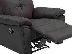 Vente-unique Relaxfauteuil-Relaxfauteuil Van Bruin Leer Vineta