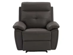 Vente-unique Relaxfauteuil-Relaxfauteuil Van Bruin Leer Vineta