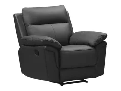 Vente-unique Relaxfauteuil-Relaxfauteuil Van Buffelleer Pakita - Zwart