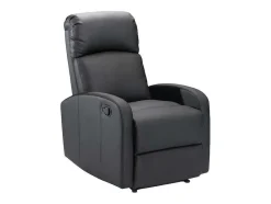 Vente-unique Relaxfauteuil-Relaxfauteuil Van Kunstleer Isao - Zwart