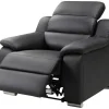 Vente-unique Relaxfauteuil-Relaxfauteuil Van Leer Arena Ii - Zwart - Elektrisch