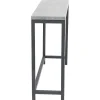 Venture Home Sidetable-Rise Sidetable 30X110 Cm Beton Decor, Zwart.