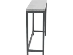 Venture Home Sidetable-Rise Sidetable 30X110 Cm Beton Decor, Zwart.